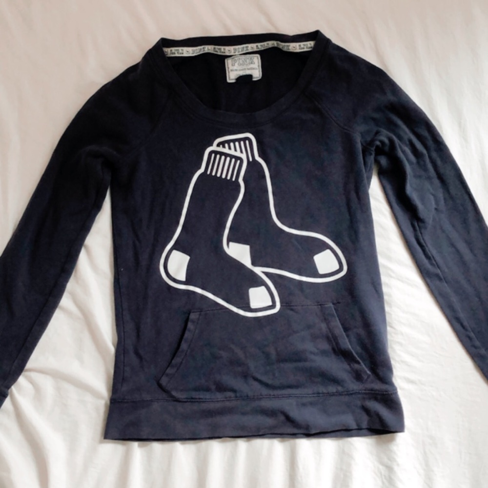 PINK Red Sox Crew Neck